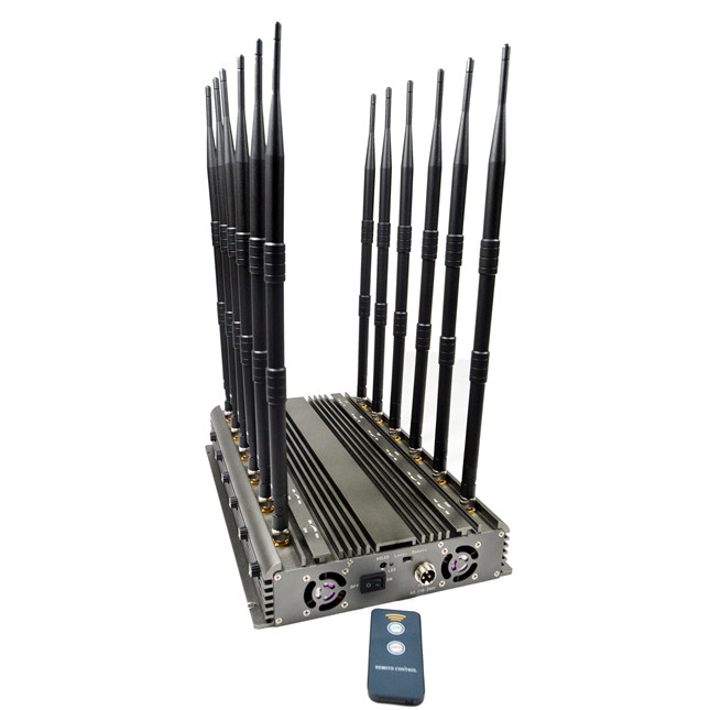 Brouilleur mobile de signal d'antennes de JAX-121A-16  2G/3G/4G/WIFI/GPS/LOJACK 16